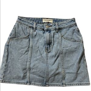 pacsun denim skirt